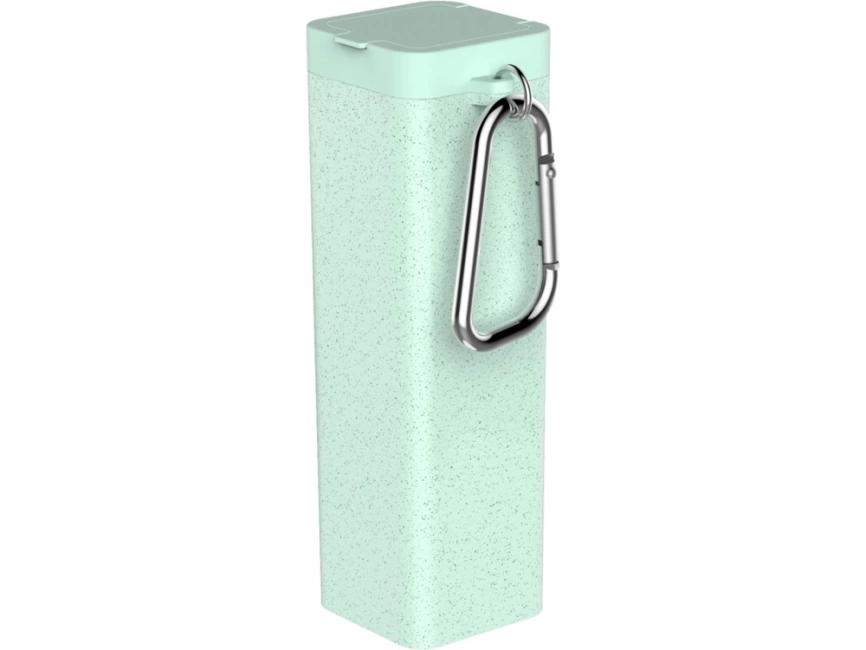 Набор столовых приборов Galen из пшеничной соломы с держателем для мобильного телефона, мятный фото 5