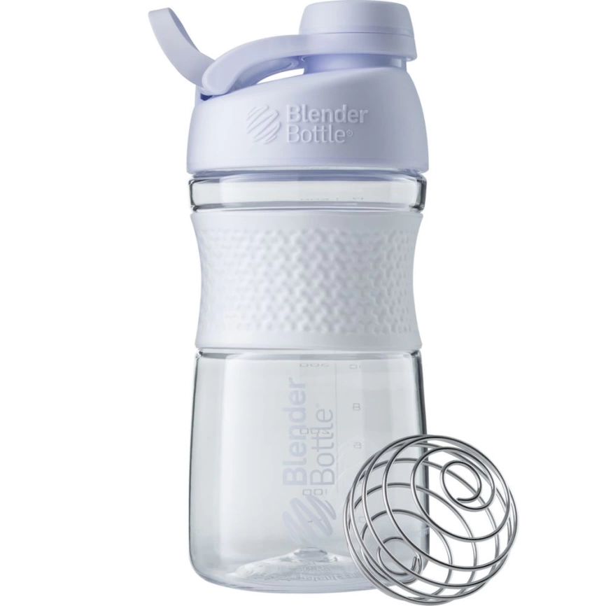Спортивный шейкер SportMixer Twist Cap, белый фото 1