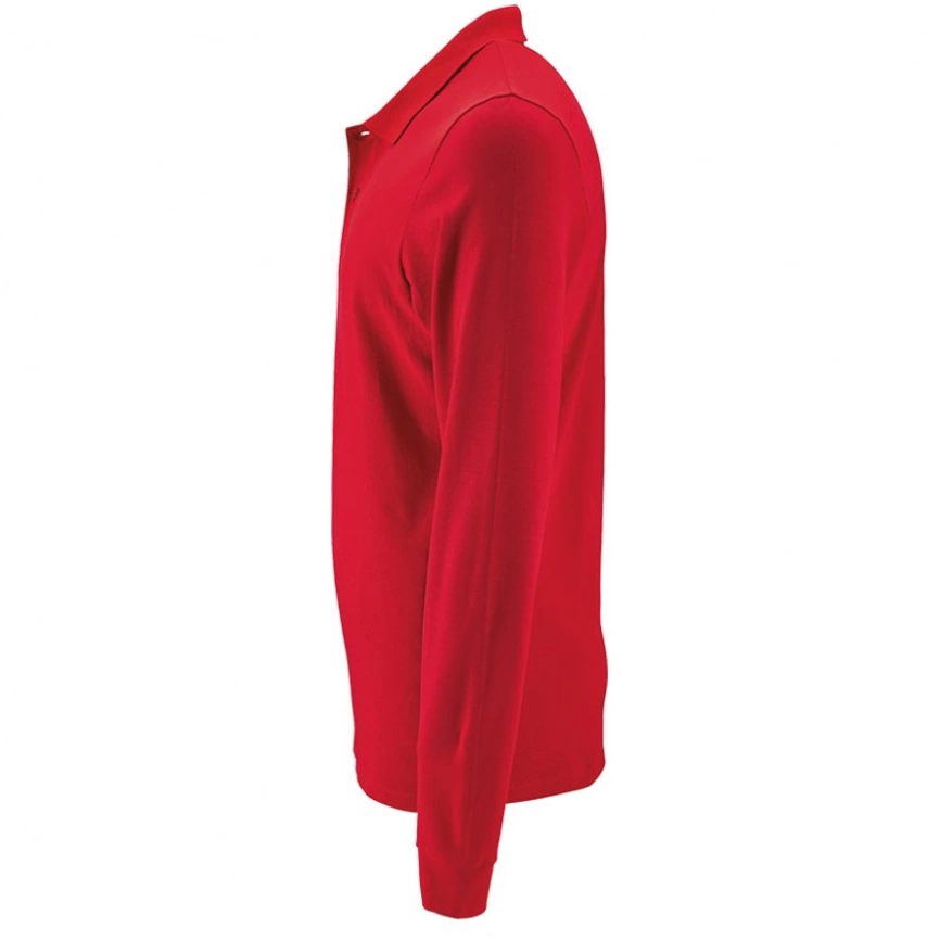 Рубашка поло мужская с длинным рукавом Perfect LSL Men красная, размер 3XL фото 8