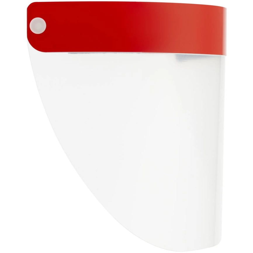 Прозрачный экран для лица Barrier, немедицинский, с красной лентой фото 4