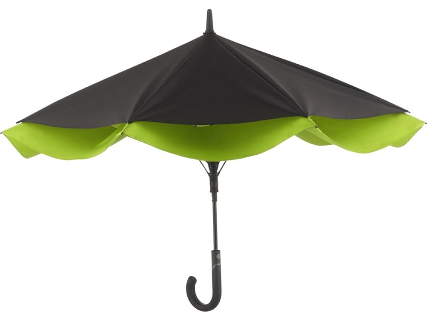 Зонт 7709 AC golf umbrella FARE®-Stretch 360  black-lime фото 3