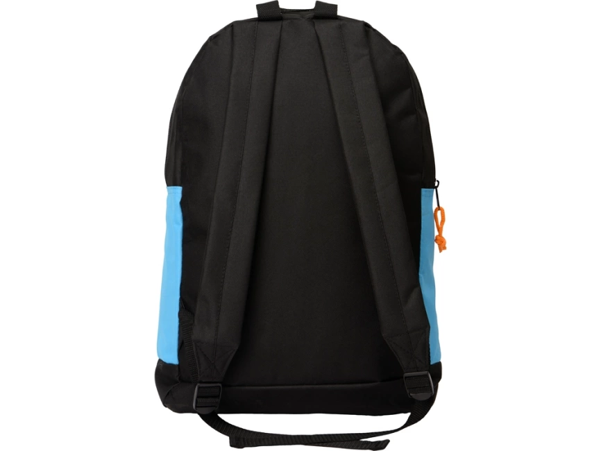 Рюкзак Chap с люверсом из полиэстера (600D), черный/голубой фото 8