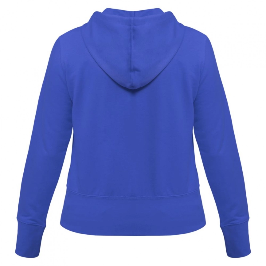 Толстовка женская Hooded Full Zip ярко-синяя, размер M фото 3
