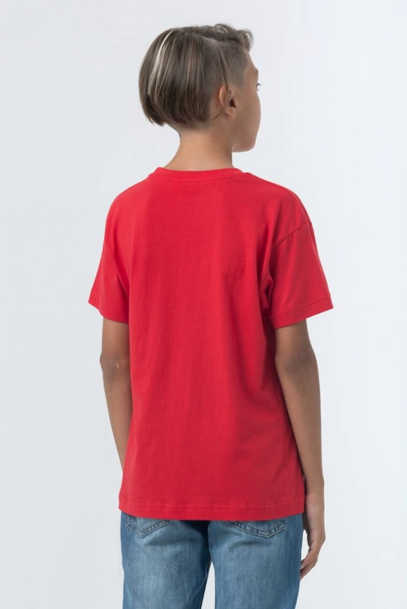 Футболка детская Regent Fit Kids, красная, на рост 142-154 см (12 лет) фото 7