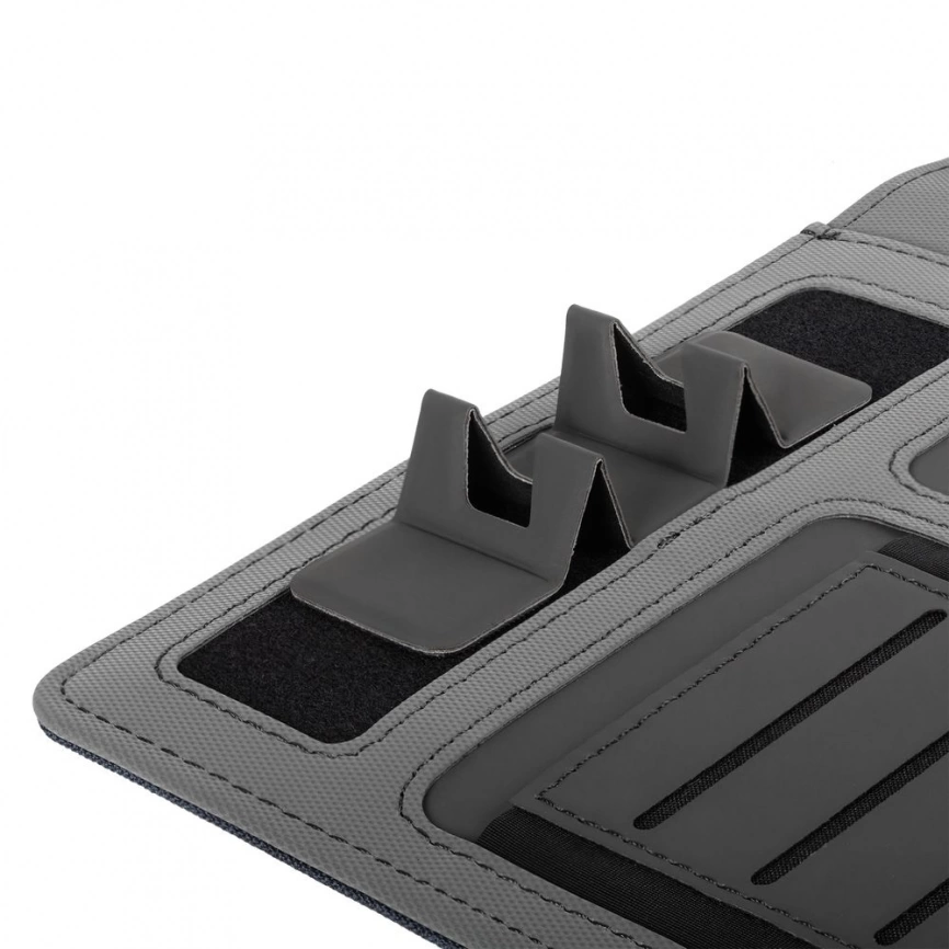 Органайзер Midstream с блокнотом и аккумулятором, черный фото 8