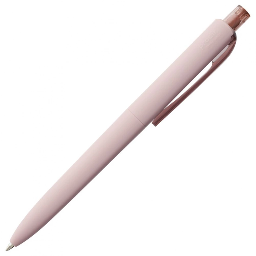 Ручка шариковая Prodir DS8 PRR-T Soft Touch, розовая фото 4