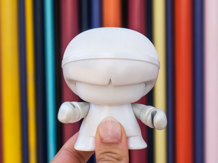 Портативная колонка Bluetooth XOOPAR mini Xboy Metallic, белый фото 2