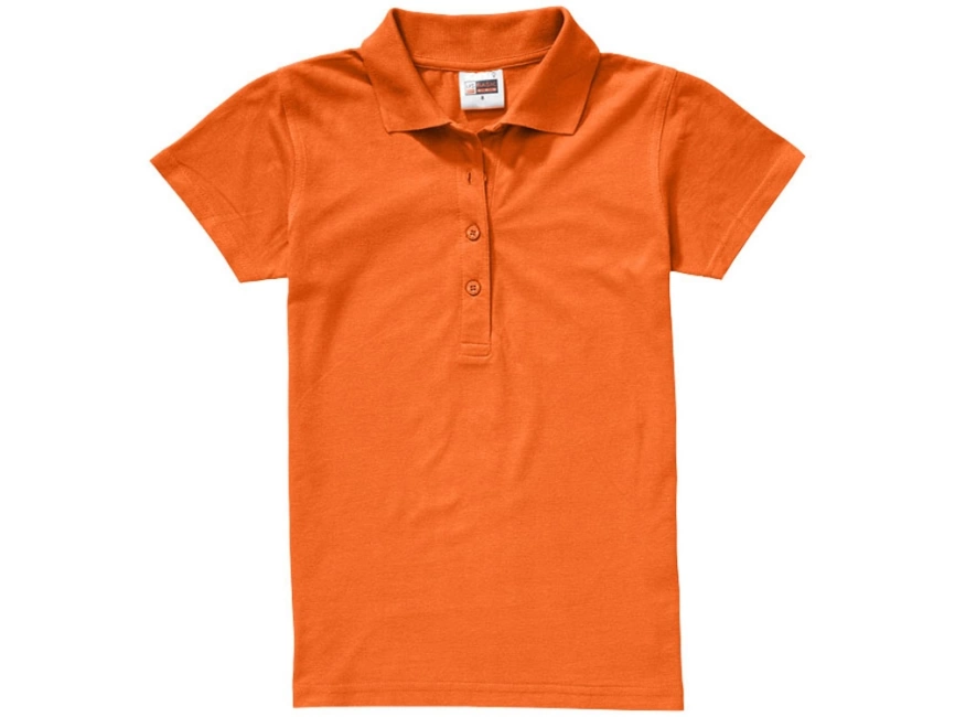Рубашка поло First женская, оранжевый фото 3
