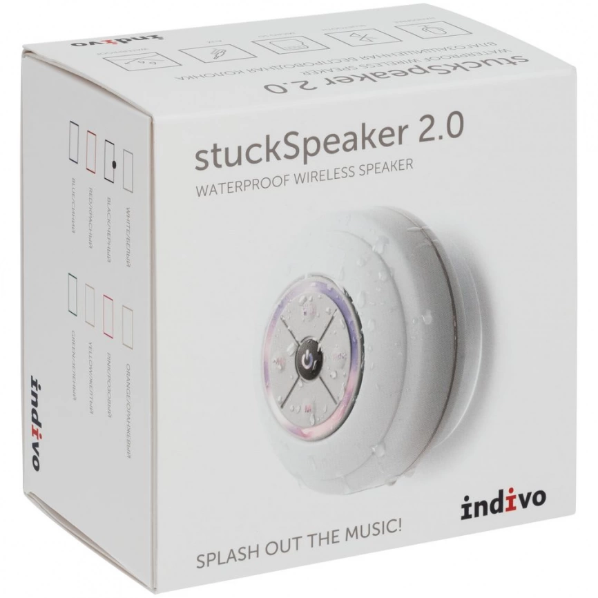 Беспроводная колонка stuckSpeaker 2.0, синяя фото 10