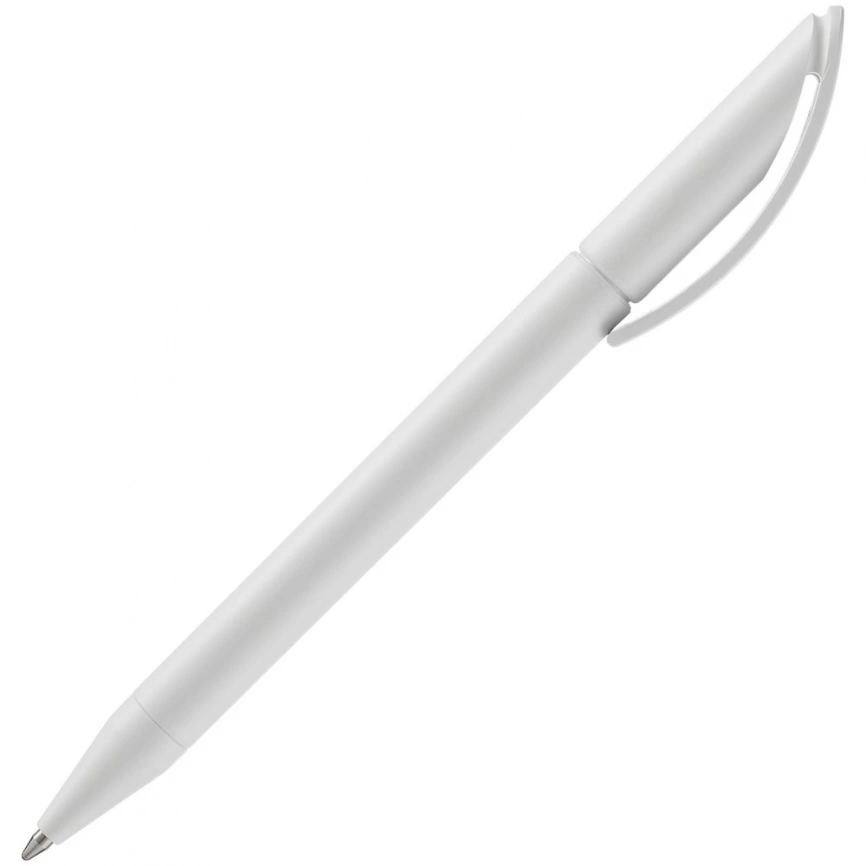 Ручка шариковая Prodir DS3 TMM, белая матовая фото 4