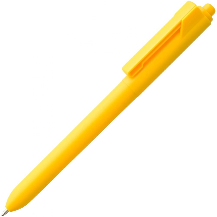 Ручка шариковая Hint, желтая фото 4