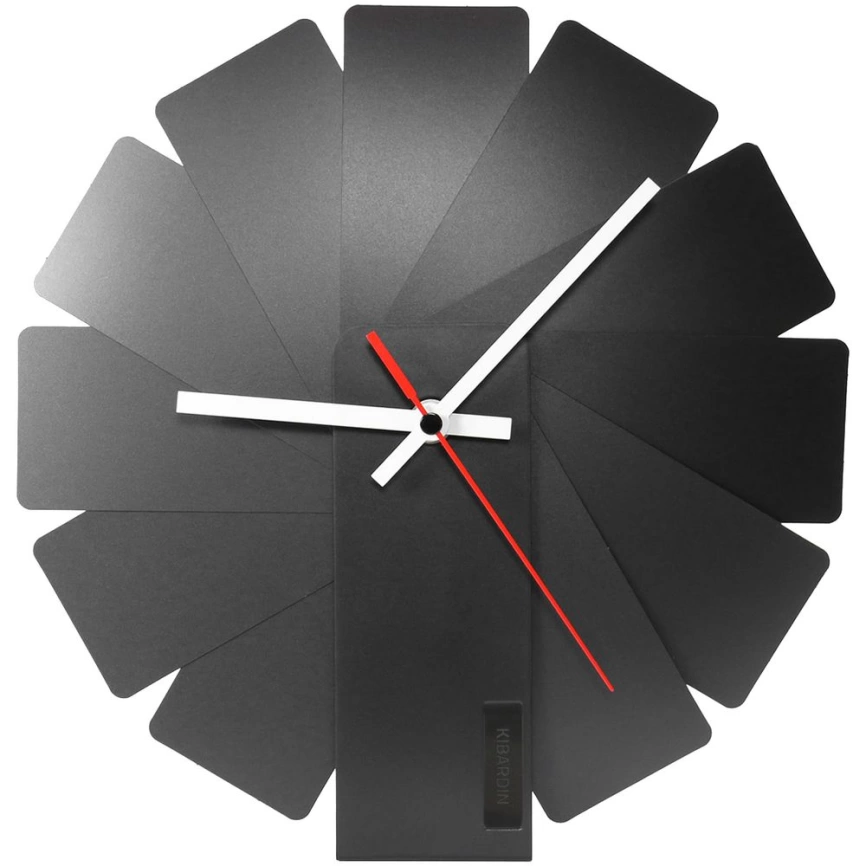Часы настенные Transformer Clock. Black & Black фото 1