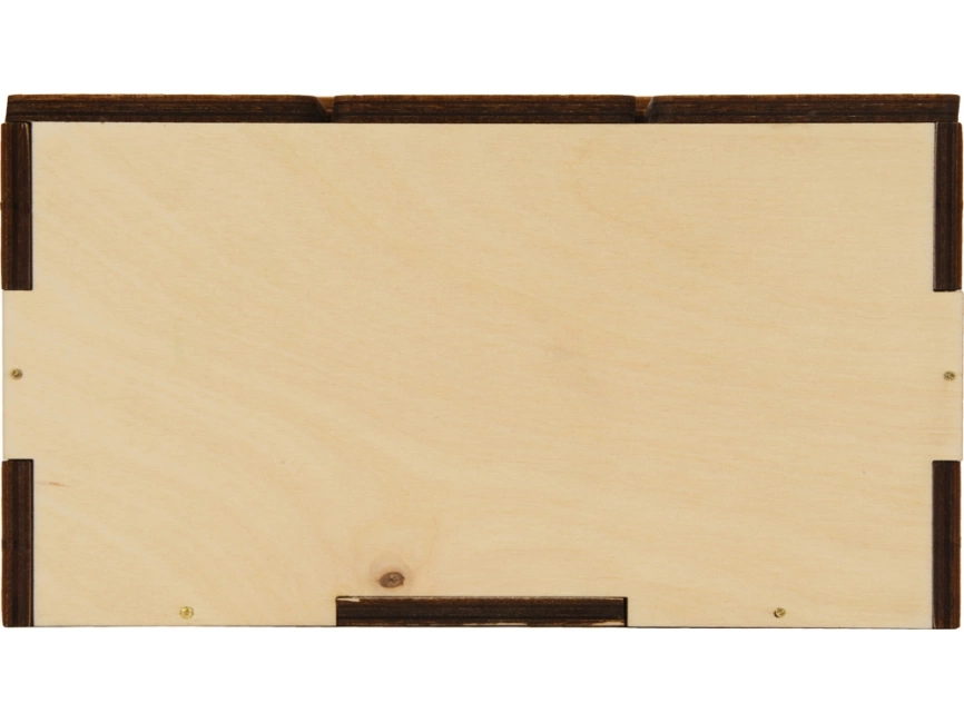 Деревянная подарочная коробка с крышкой Ларчик на бечевке фото 7