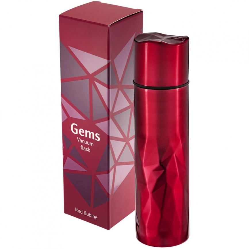 Термос Gems Red Rubine, 700 мл., красный рубин фото 5