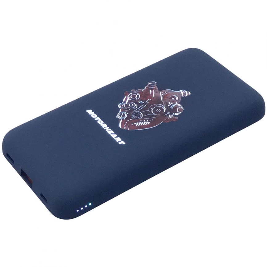 Аккумулятор с беспроводной зарядкой markBright Megapolis, 8000 мАч, синий фото 7