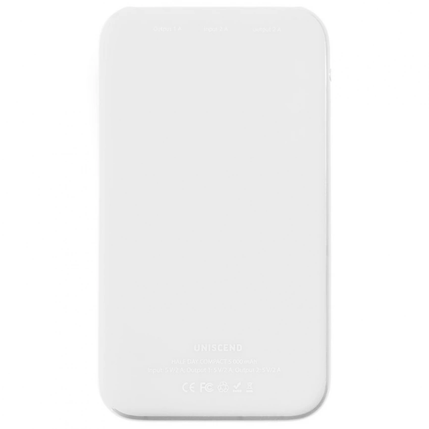 Внешний аккумулятор Uniscend Half Day Compact 5000 мAч, белый фото 2