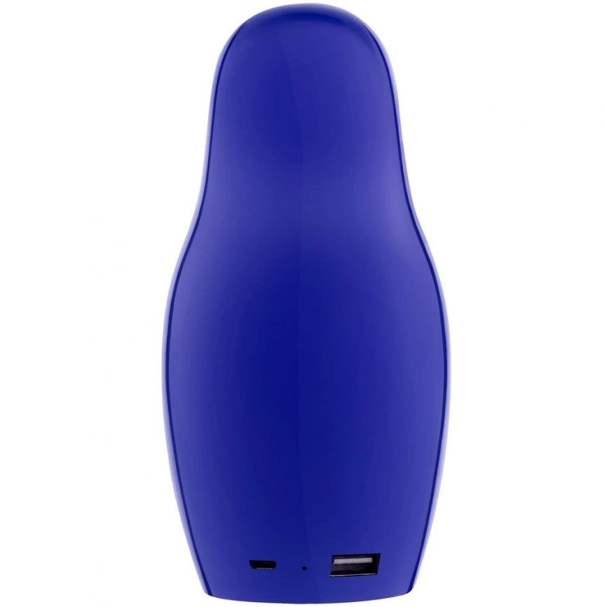 Беспроводная колонка Repeat с аккумулятором 4000 мАч, синяя фото 3