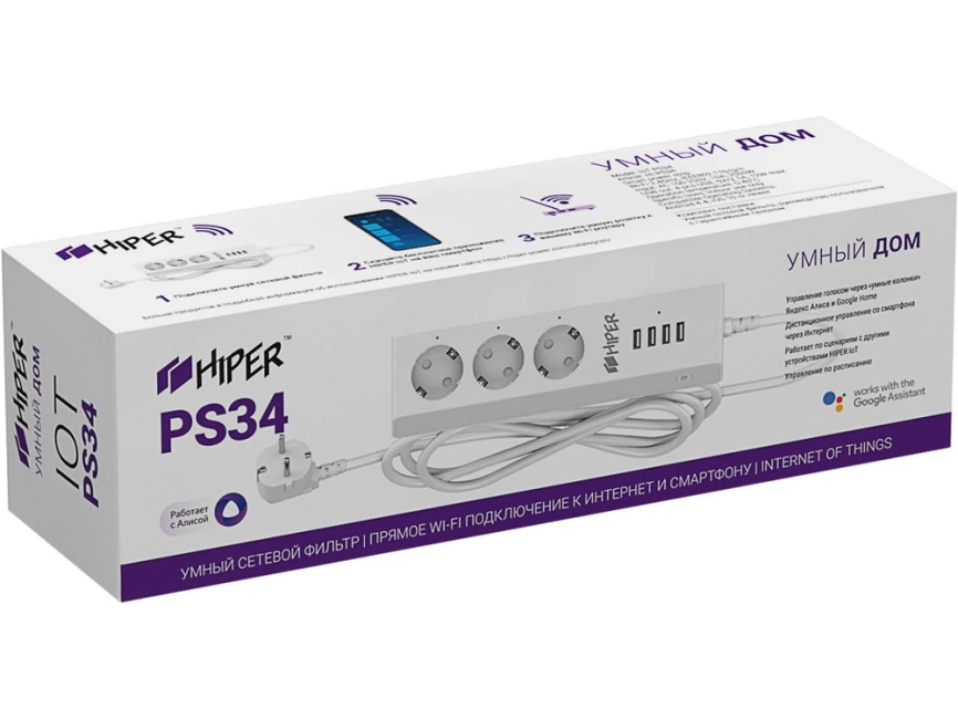 Умный сетевой фильтр HIPER IoT PS34 фото 7