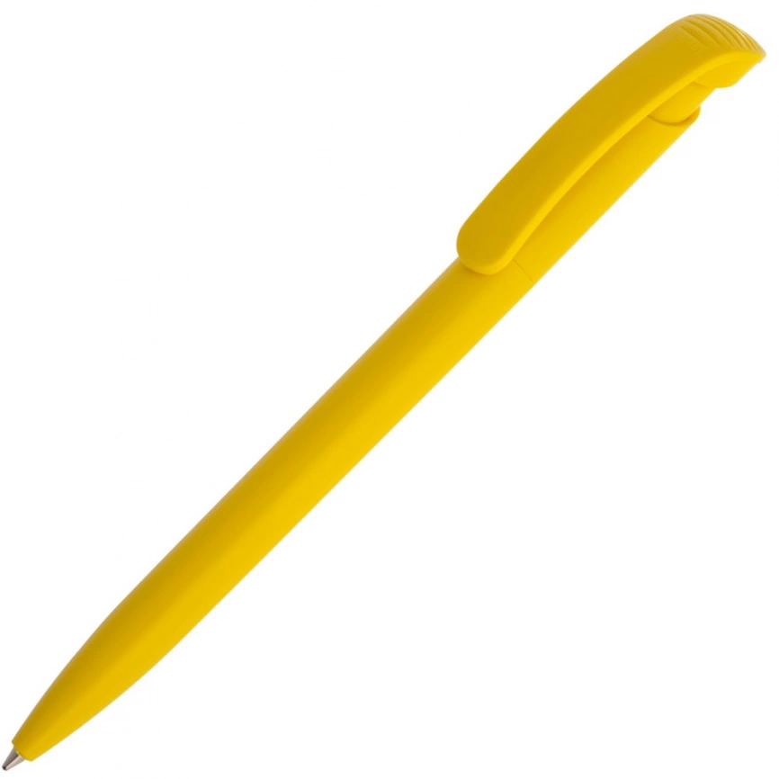 Ручка шариковая Clear Solid, желтая фото 1