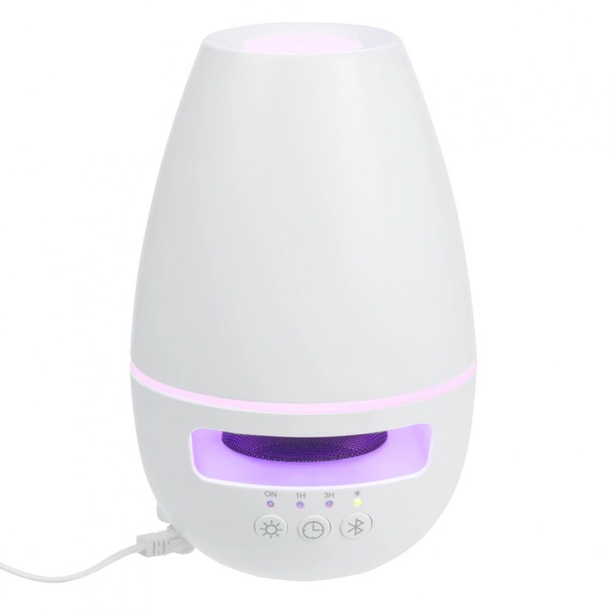 Увлажнитель с колонкой и подсветкой tuneMist, белый фото 7