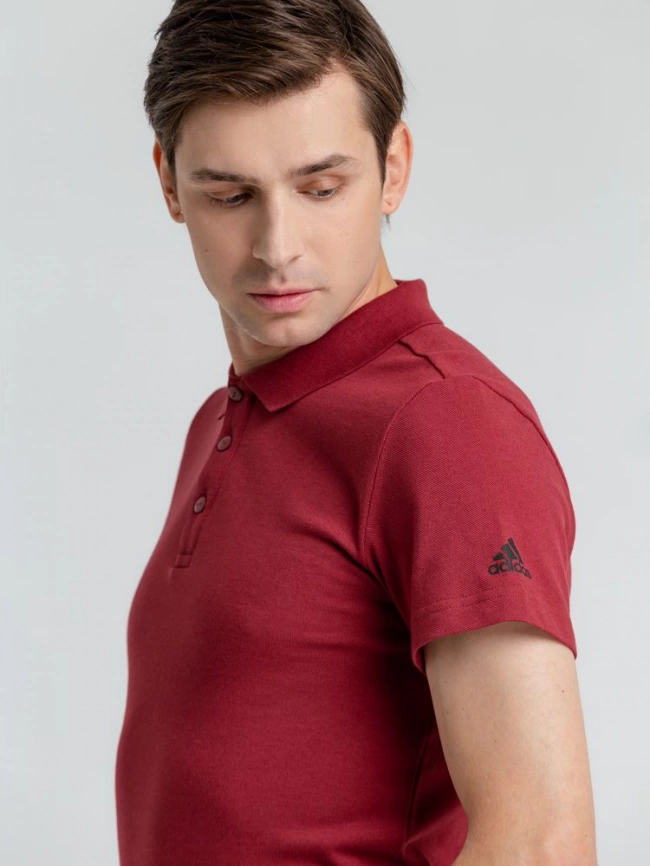 Рубашка поло Essentials Base, белая, размер XL фото 8