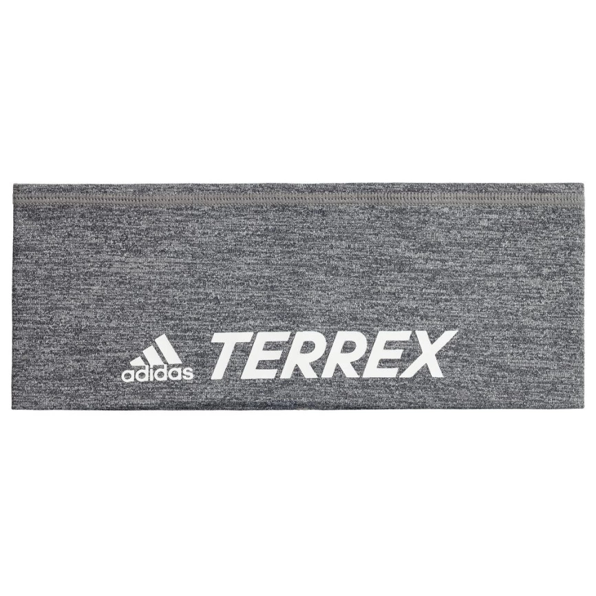 Спортивная повязка на голову Terrex Trail, серый меланж, размер 58 фото 2