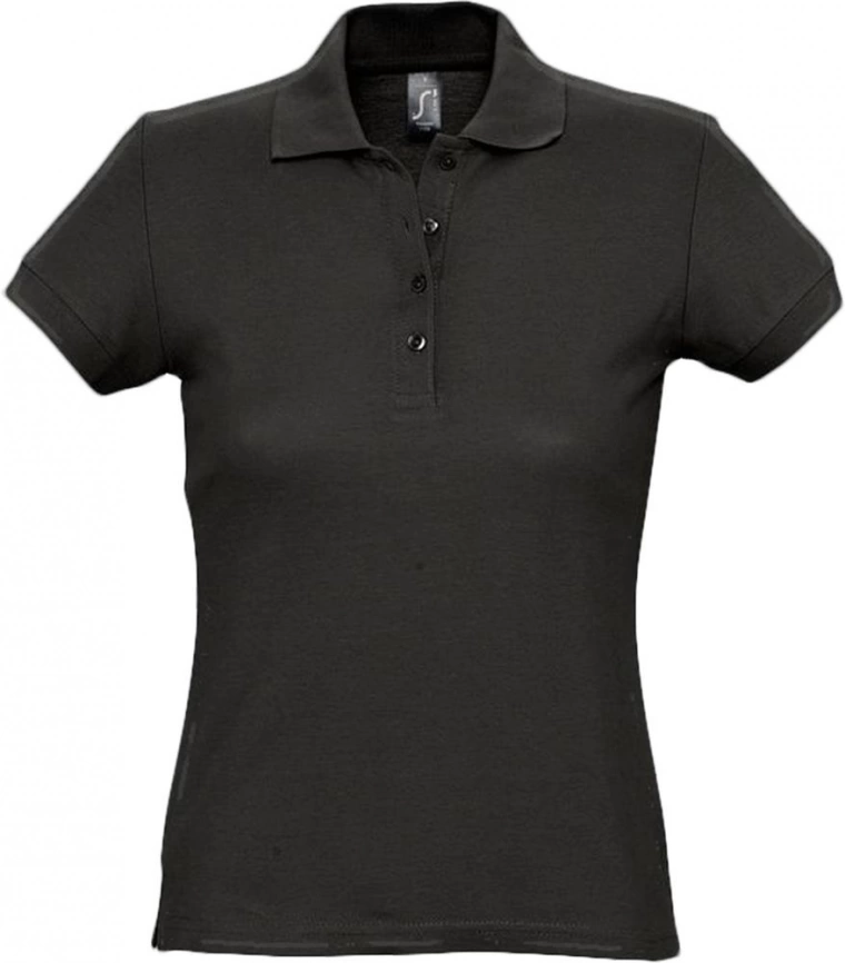 Рубашка поло женская Passion 170 черная, размер L фото 1