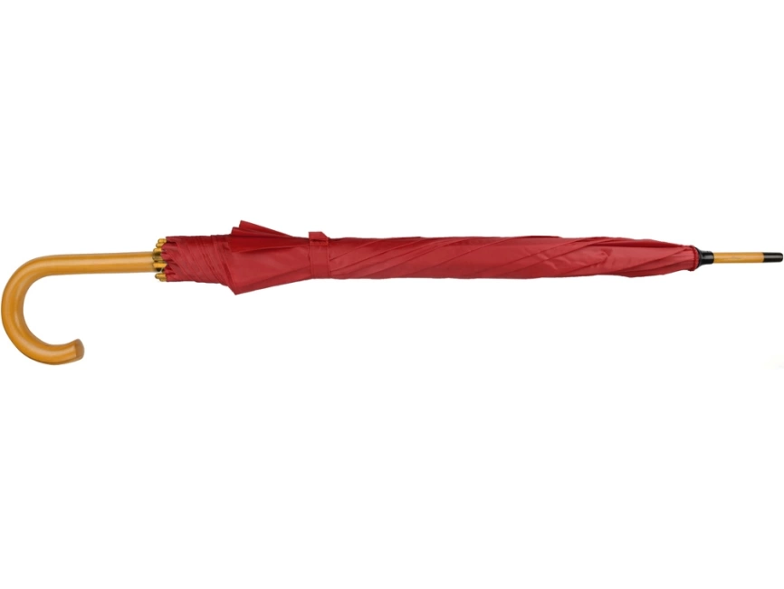 Зонт-трость полуавтоматический с деревянной ручкой фото 6