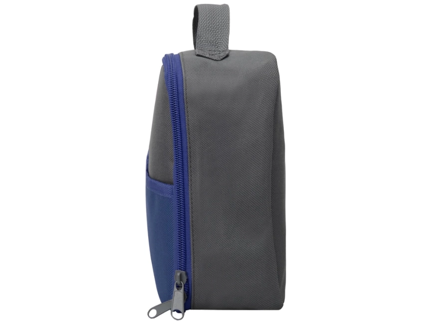 Изотермическая сумка-холодильник Breeze для ланч-бокса, серый/синий фото 5