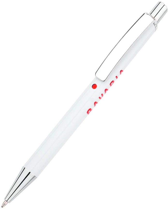 Ручка металлическая Bright, красная фото 2