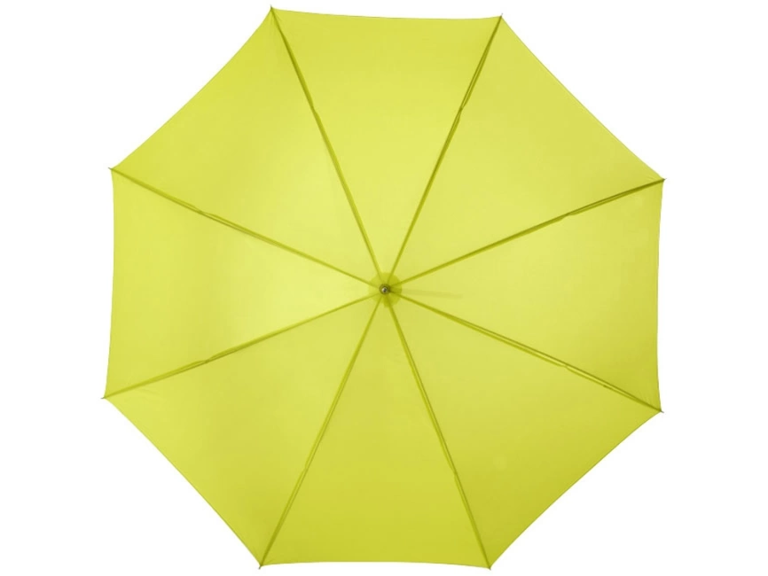 Зонт-трость Lisa полуавтомат 23, неоново-зеленый фото 2