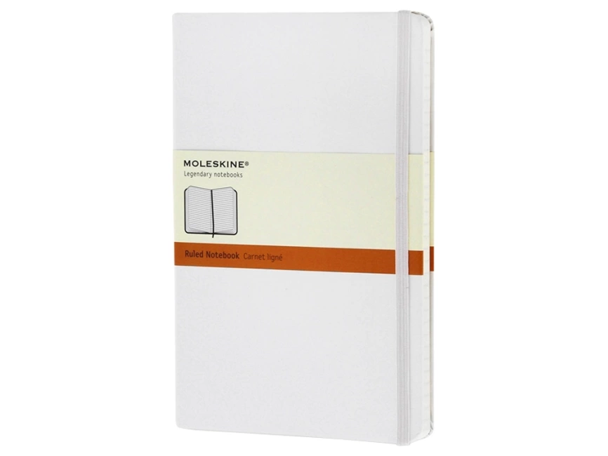 Подарочный набор Moleskine Sherlock с блокнотом А5 и ручкой, белый фото 4