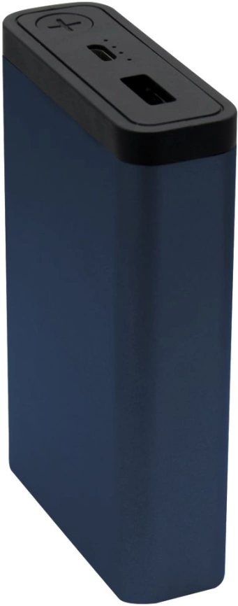 Внешний аккумулятор MeToo  10000 mAh, металлический - Синий HH фото 2