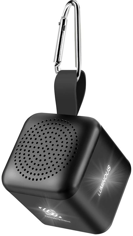 Bluetooth колонка Slaigo mini, стерео TWS,чёрная фото 1