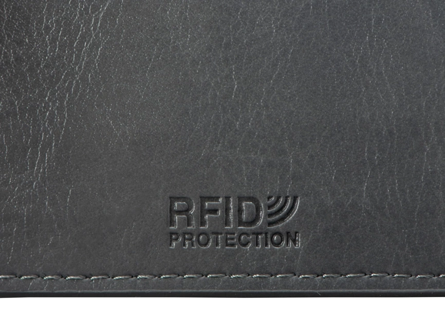 Картхолдер для 6 пластиковых карт с RFID-защитой Fabrizio, серый фото 7