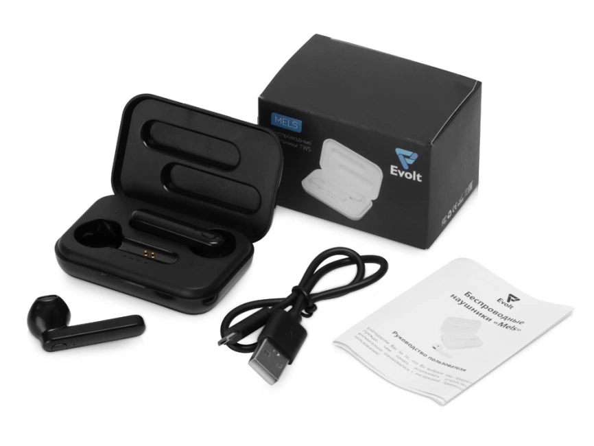 Беспроводные наушники TWS Mels, черный фото 5