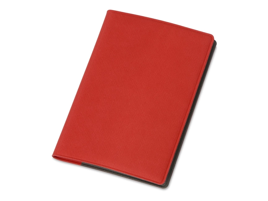 Обложка для паспорта с RFID защитой отделений для пластиковых карт Favor, красная/серая фото 1