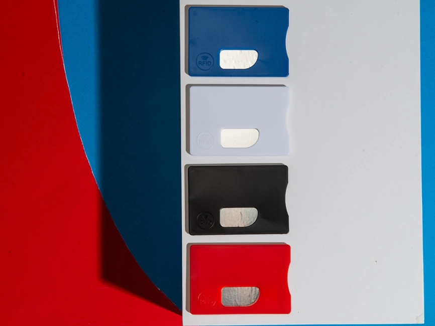 Защитный RFID чехол для кредитной карты Arnox, красный фото 4