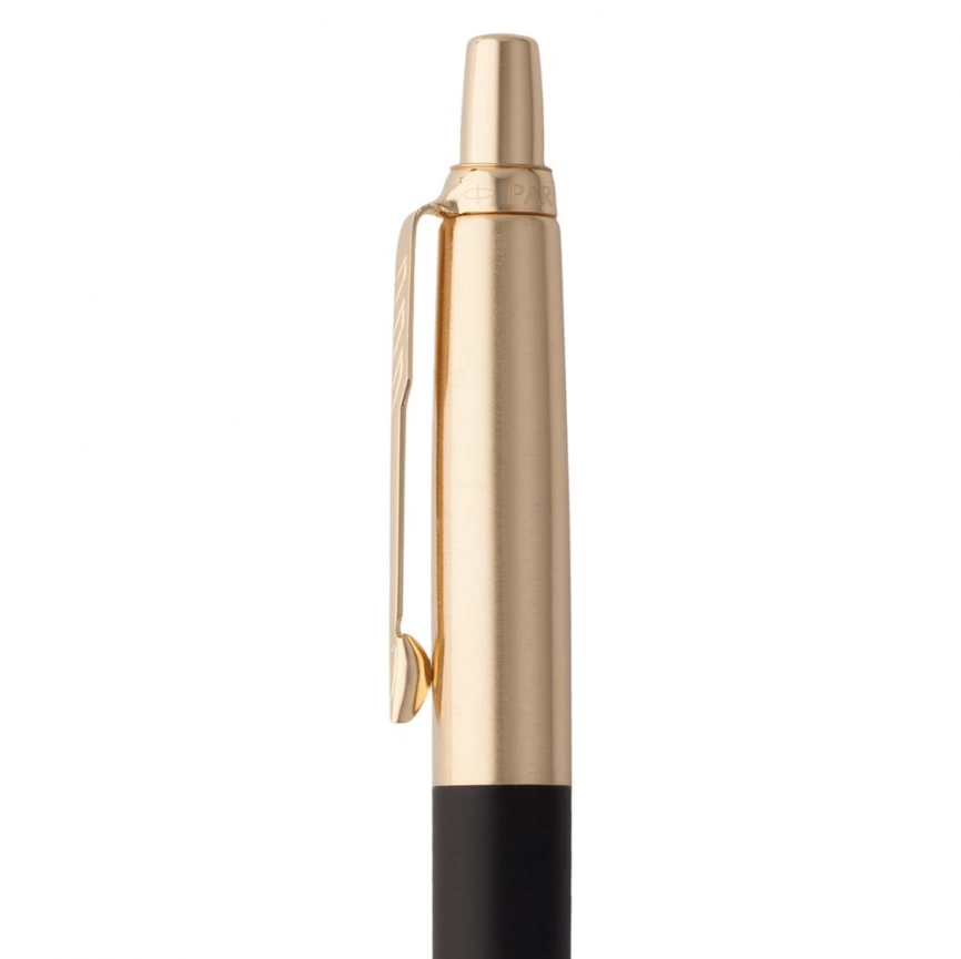 Ручка шариковая Parker Jotter Luxe K177, черный с золотистым фото 3