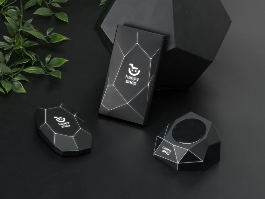 Портативное беспроводное зарядное устройство Geo Wireless, 5000 mAh, черный фото 15