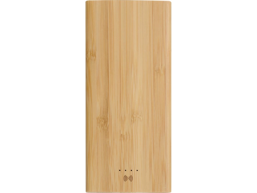 Внешний беспроводной аккумулятор из бамбука Bamboo Air, 10000 mAh фото 4