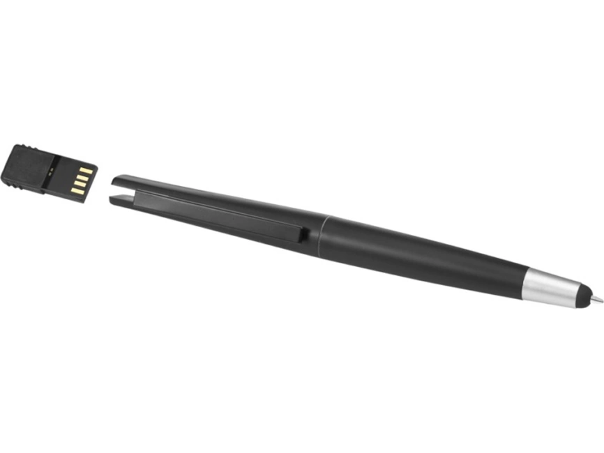 Ручка-стилус шариковая Naju с флеш-картой USB 2.0 на 4 Гб. фото 3