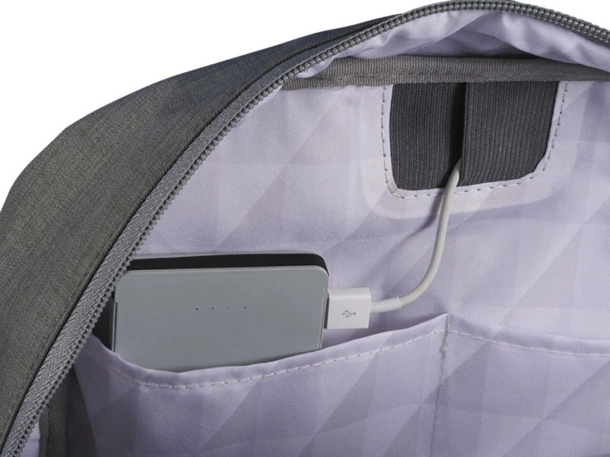 Рюкзак Zip для ноутбука 15, серый фото 6