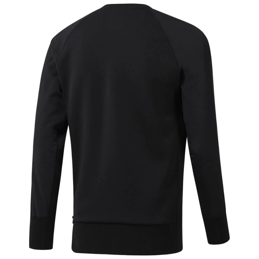 Толстовка мужская Training Supply Crew Neck, черная, размер 2XL фото 2