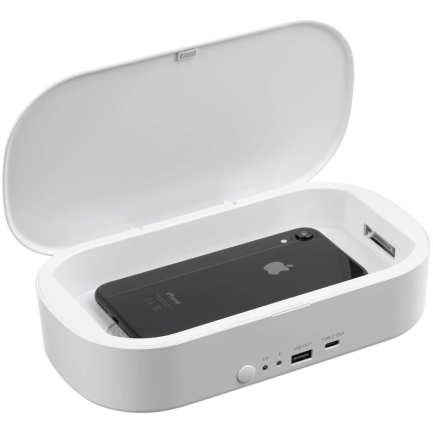 Стерилизатор c беспроводной зарядкой Handy Guard, белый фото 13