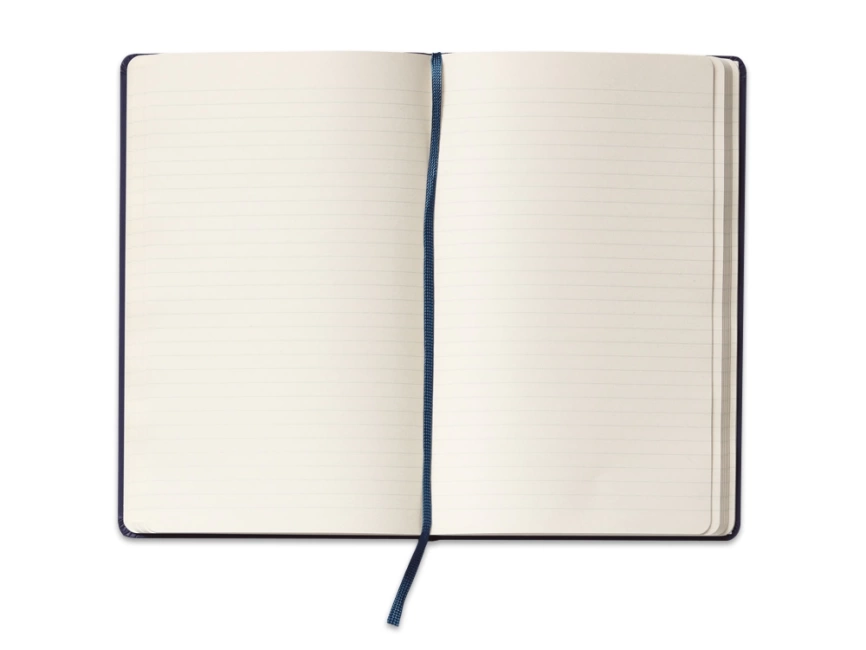 Записная книжка Moleskine Classic (в линейку) в твердой обложке, Large (13х21см), синий фото 2