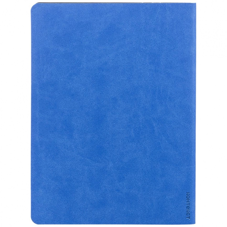 Блокнот Verso в клетку, светло-синий фото 3