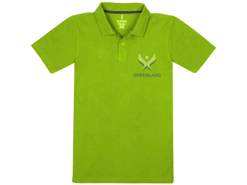 Рубашка поло Primus мужская, зеленое яблоко фото 5