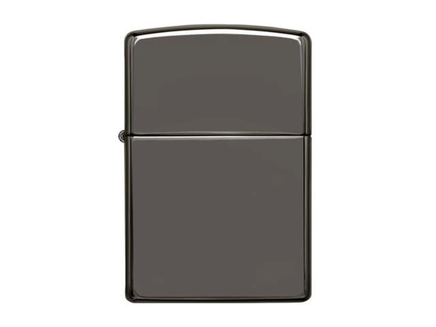 Зажигалка ZIPPO Classic с покрытием Black Ice®, латунь/сталь, чёрная, глянцевая, 38x13x57 мм фото 3