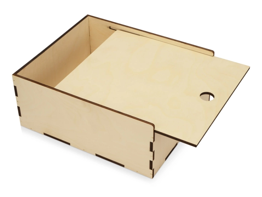 Деревянная подарочная коробка-пенал, размер L фото 2